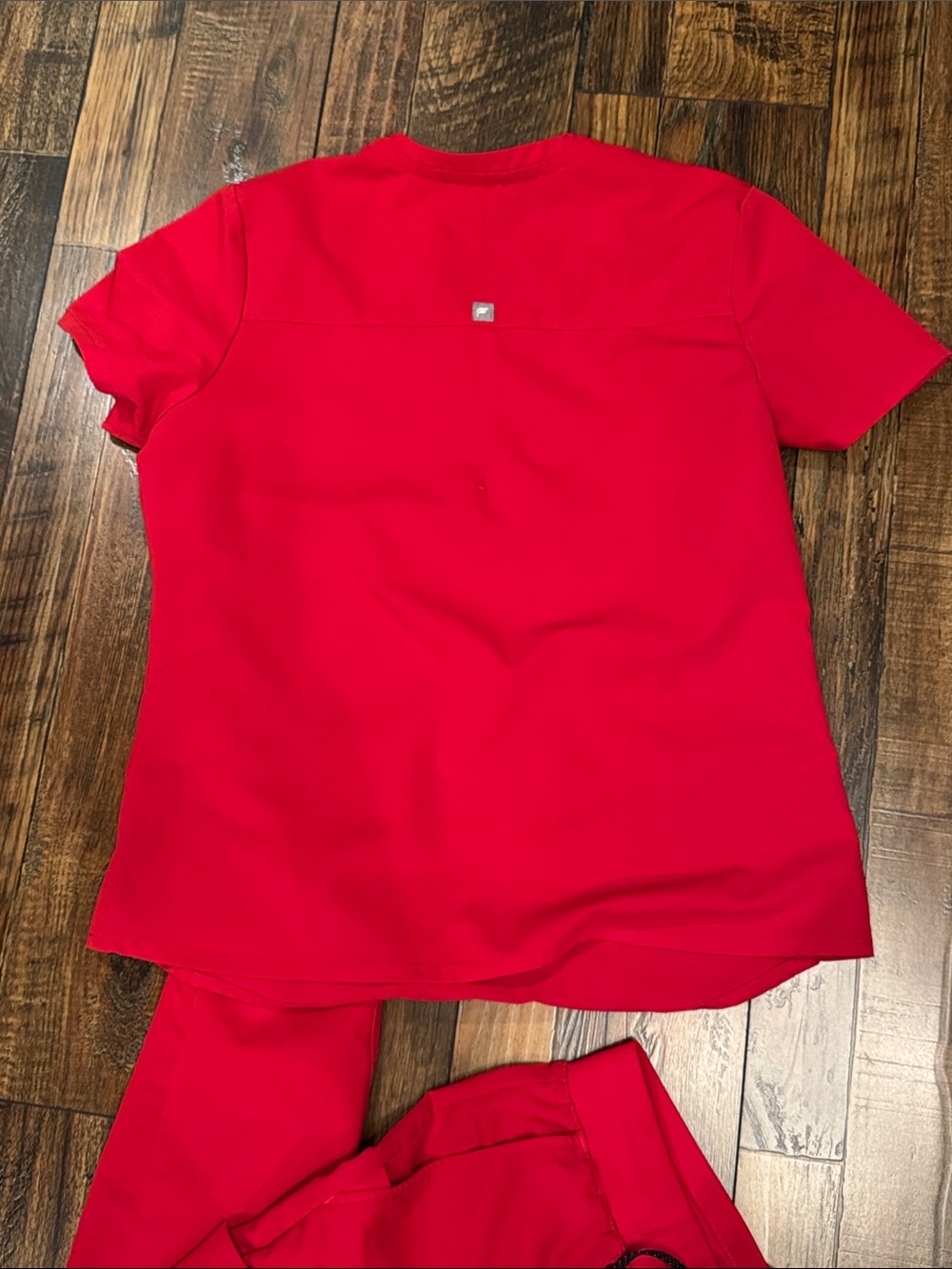 Fabletics Women's Red Scrubs set Md.